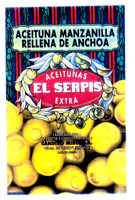 EL SERPIS ACEITUNA MANZANILLA RELLENA DE ANCHOA
