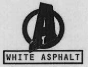 A WHITE ASPHALT