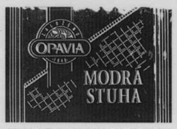 ZALOZENO OPAVIA 1840 MODRA STUHA