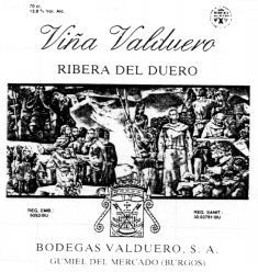 Viña Valduero RIBERA DEL DUERO BODEGAS VALDUERO S.A. GUMIEL DEL MERCADO (BURGOS)