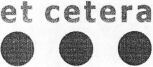 et cetera