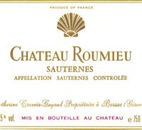 CHATEAU ROUMIEU SAUTERNES