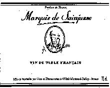 Marquis de Sainjusse VIN DE TABLE FRANÇAIS