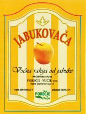 JABUKOVACA Vocna rakija od jabuke