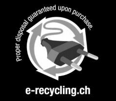 e-recycling.ch Proper disposal guaranteed upon purchase.