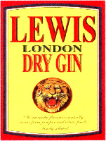 LEWIS LONDON DRY GIN