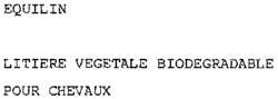 EQUILIN LITIERE VEGETALE BIODEGRADABLE POUR CHEVAUX