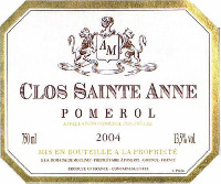 CLOS SAINTE ANNE POMEROL