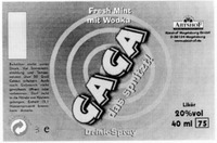 GAGA das spritzt! Fresh Mint mit Wodka