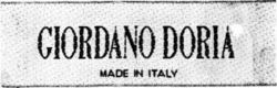 GIORDANO DORIA MADE IN ITALY