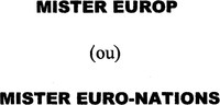 MISTER EUROP (ou) MISTER EURO-NATIONS