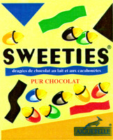 SWEETIES dragées de chocolat au lait AIGUEBELLE et aux cacahouètes PUR CHOCOLAT