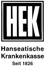 HEK Hanseatische Krankenkasse Seit 1826