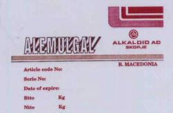 ALEMULGAL ALKALOID AD SKOPJE