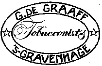 G.DE GRAAFF Tobacconists 's-GRAVENHAGE