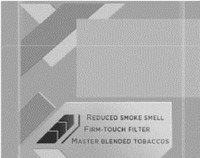 REDUCED SMOKE SMELL FIRM-TOUCH FILTER MASTER BLENDED TOBACCOS