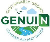 SUSTAINABLY GROWN GENUIN CLEANER AIR AND WATER