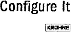Configure It KROHNE