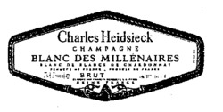 Charles Heidsieck CHAMPAGNE BLANC DES MILLÉNAIRES