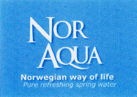 NOR AQUA Norwegian way of life Pure refreshing spring water