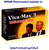 AMOUN Pharmaceutical Industries Co. Viva-Max 3 Melatonin