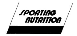 SPORTING NUTRITION
