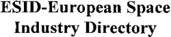 ESID-European Space Industry Directory Industry Directory