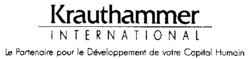 Krauthammer INTERNATIONAL Le Partenaire pour le Développement de votre Capital Humain
