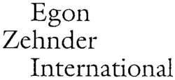 Egon Zehnder International Zehnder International