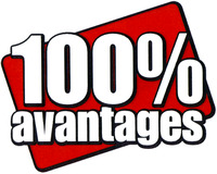 100% avantages