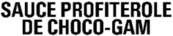 SAUCE PROFITEROLE DE CHOCO-GAM