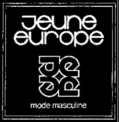 Jeune europe mode masculine je