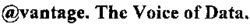 @vantage. The Voice of Data