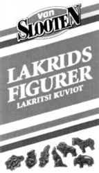 van SLOOTEN LAKRIDS FIGURER LAKRITSI KUVIOT