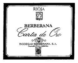 Carta de Oro