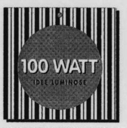 100 WATT IDEE LUMINOSE