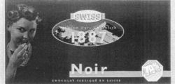 SWISS Premium Dark Chocolate 1887 Noir