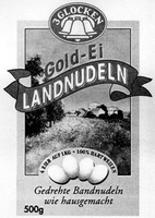 3 GLOCKEN Gold-Ei LANDNUDELN