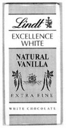 Lindt EXCELLENCE WHITE NATURAL VANILLA EXTRA FINE WHITE CHOCOLATE