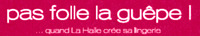 pas folle la guêpe! ... quand La Halle crée sa lingerie