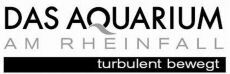 DAS AQUARIUM AM RHEINFALL turbulent bewegt