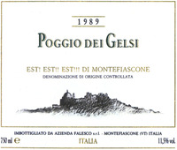 POGGIO DEI GELSI EST! EST!! EST!!! DI MONTEFIASCONE