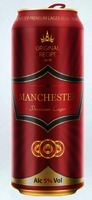 Premium Lager Beer Original recipe MANCHESTER Premium Lager Alc 5% Vol