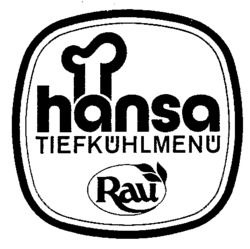 hansa TIEFKÜHLMENÜ