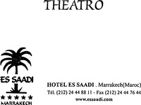 THEATRO ES SAADI MARRAKECH HOTEL ES SAADI