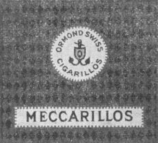 ORMOND SWISS CIGARILLOS MECCARILLOS