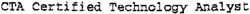 CTA Cerfified Technology Analyst