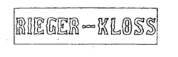 RIEGER-KLOSS