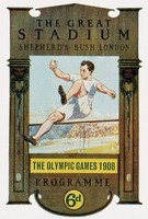 THE GREAT STADIUM SHEPHERD'S BUSH LONDON THE OLYMPIC GAMES 1908 PROGRAMME 6d
