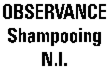 OBSERVANCE Shampooing N.I.